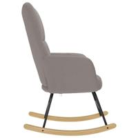 Schommelstoel stof taupe - thumbnail