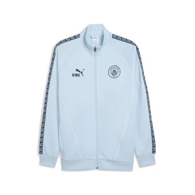 PUMA Manchester City Pre-Match KING Anthem Trainingsjack 2025-2026 Lichtblauw Donkerblauw