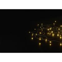 Sygonix SY-4722052 Clusterlichtketting Binnen/buiten werkt op het lichtnet Aantal lampen 120 LED Warmwit Verlichte lengte: 17.85 m - thumbnail