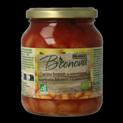 Bionova Witten bonen in tomatensaus bio 350 Gram