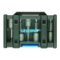 Gedore 666-006 | bitdopsleutelset 1/4" | 7-13 mm + 3/8" AF | 9 delig - 2993244 - thumbnail