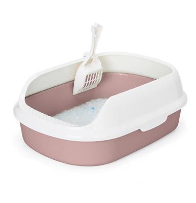 Nobleza Kattenbak met schepje - Open - Maat M - 48x35x18 cm - Bruin Nobleza Kattenbak met schepje - Open - Maat M - 48x35x18 cm - Bruin