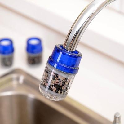 2 stuks huishoudelijke kraanwater Purifier keuken kraan filter actieve kool drie-laag water filter
