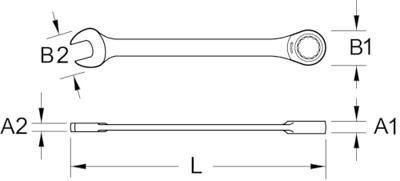 Brilliant Tools BT013714 BT013714 Ringsleutel met ratel Sleutelbreedte (metrisch) 14 mm