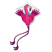Kites Ready 2 Fly - pop-up nylon vlieger flamingo - thumbnail