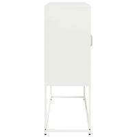 Dressoir 100,5x39x107 cm koudgewalst staal wit - thumbnail