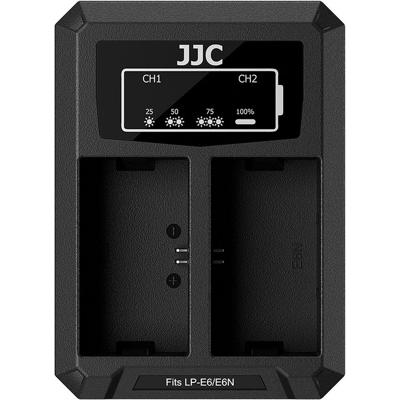 JJC Canon DCH-E6TC USB-C Dual Battery Charger (voor Canon LP-E6 / LP-E6N accu) JJC Canon DCH-E6TC USB-C Dual Battery Charger (voor Canon LP-E6 / LP-E6N accu)