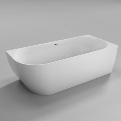 Half Vrijstaand Hoekbad Sanilux Moon Rechts180x80x60 Glans Wit Half Vrijstaand Hoekbad Sanilux Moon Rechts180x80x60 Glans Wit