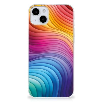 TPU Hoesje voor iPhone 15 Regenboog TPU Hoesje voor iPhone 15 Regenboog