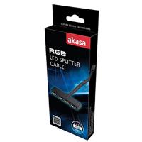 Aansluitkabel Computer [1x RGB LED-stekker - 4x RGB LED-bus] 0.10 m Zwart Akasa - thumbnail