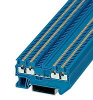 Phoenix Contact 3208208 Doorgangsserieklem 3.5 mm Snelaansluiting Blauw 50 stuk(s) - thumbnail