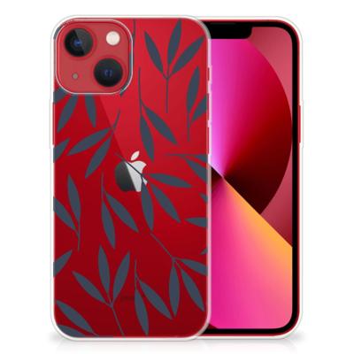Apple iPhone 13 | TPU Case | Leaves Blue