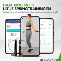 Tunturi Smart Jump Rope | Voor kinderen en Volwassenen | Bluetooth | 4 programma's | Verstelbaar | Incl Display en App - thumbnail