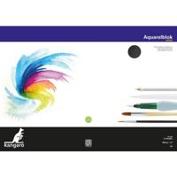 Kangaro K-5314 A2 Aquarelblok 300 Gram 12 Vel Zwart - thumbnail