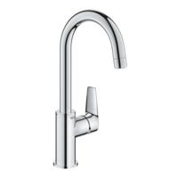 Grohe BauEdge L-size wastafelkraan chroom - thumbnail