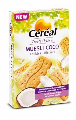 Cereal Koekjes muesli/cocos 200 Gram Cereal Koekjes muesli/cocos 200 Gram
