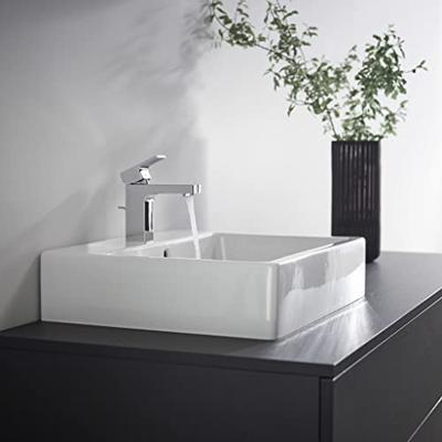 Wastafelmengkraan HansGrohe Vernis Shape Eengreeps 100 Met Trekwaste CoolStart Chroom - thumbnail