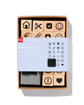 HEMA Stempelset iconen 21-delig