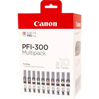 Canon PFI-300 multipack MBK/PBK/C/M/Y/PC/PM/R/GY/CO