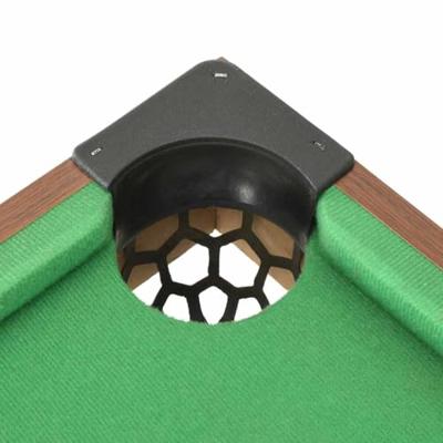 Minipooltafel 3 Feet 92x52x19 cm bruin en groen - thumbnail