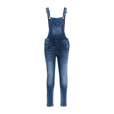 WE Fashion Blue Ridge super skinny fit tuinbroek stonewashed