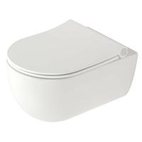 Wandcloset Plieger Kansas/Pressalit Diepspoel Rimless Pressalit Kansas D2 Zitting Slim Wit - thumbnail