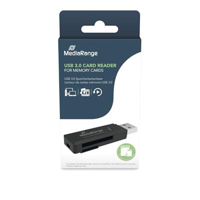 MediaRange MRCS507 geheugenkaartlezer Intern USB 3.0 Zwart