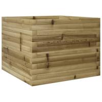 Plantenbak 60x60x45,5 cm gempregneerd grenenhout - thumbnail