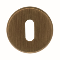 HDD Pro Sleutelplaatje Rond Klikrozas 45 Mm Brons - thumbnail