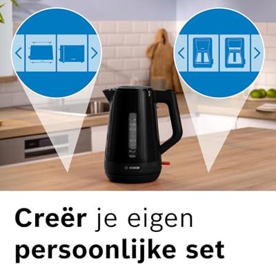 Bosch TWK1M123 Waterkoker Zwart - thumbnail