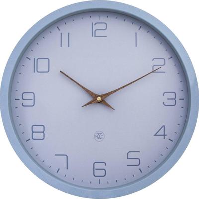NeXtime NX-7373BL Wandklok ECO 30 cm Blauw NeXtime NX-7373BL Wandklok ECO 30 cm Blauw