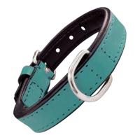 Hondenhalsband Gloria Gestoffeerd Turquoise 55 cm (55 x 2,5 cm) - thumbnail