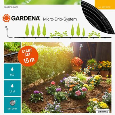 Gardena Micro-Drip-Bewatering gewassen/plantenrijen Set (15 m)