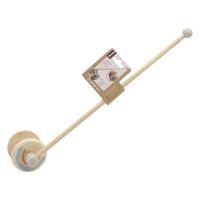 Houten Duwfiguur Rammelaar - thumbnail