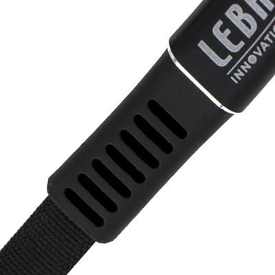 Leba Innovation USB-laadkabel USB-C stekker, USB-C stekker 1.20 m Zwart NCABLE-LE-UC-UC-1.2M