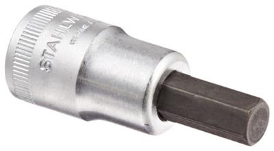 Stahlwille Dopsleutelbit | 1/2 inch binnen-6-kant | sleutelwijdte 10 mm | lengte 60 mm | 1 stuk - 03050010 03050010
