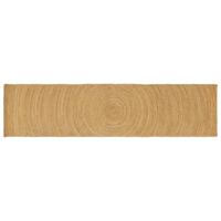 Vloerkleed Bruin 80 x 400 cm Jute - thumbnail