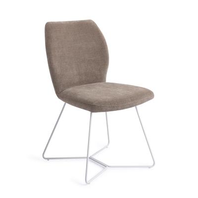 Jesper Home Eetkamerstoel 'Ikata' Beehive White, kleur Mocha Mist