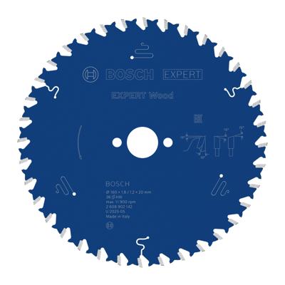 Bosch Accessoires EXPERT Wood Cirkelzaagblad | 160 x 1,8/1,2 x 20 mm | T36 - 2608902142
