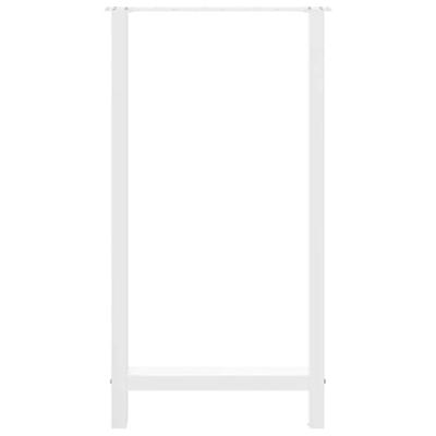 Bartafelpoten 2 st 60x(110-111) cm staal wit