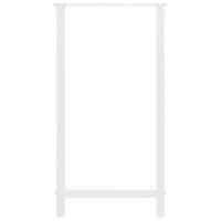 Bartafelpoten 2 st 60x(110-111) cm staal wit - thumbnail