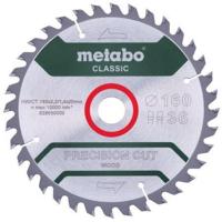 Metabo PRECISION CUT WOOD CLASSIC 628659000 Cirkelzaagblad 160 x 20 x 1.4 mm Aantal tanden: 36 1 stuk(s) - thumbnail