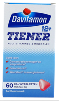 Davitamon Multi 12+ Tiener Kauwtabletten Aardbei - thumbnail