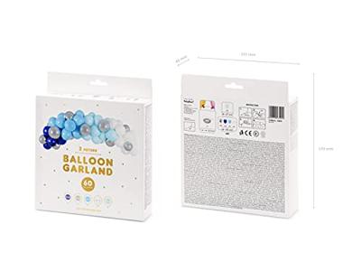 Ballonboog Kit Blauw/Zilver 200cm