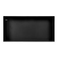 In Of Opbouwnis Looox CBoX Rechthoek 60x30x10 Mat Zwart Looox - thumbnail