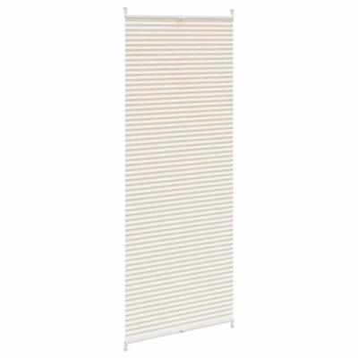 VidaXL Plissé rolgordijn 70x200cm creme