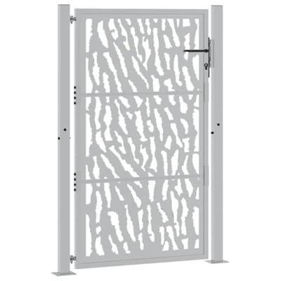 Poort met sporenontwerp 105x155 cm weervast staal