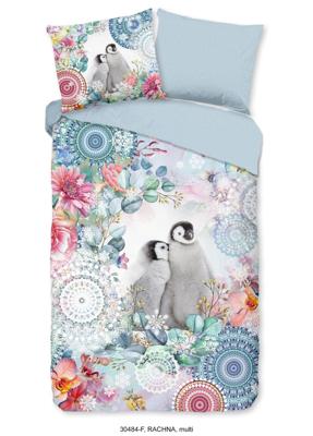 HIP Dekbedovertrek "mandala&apos;s en pinguins" - Multi - (140x200/220 cm) - Katoen Flanel