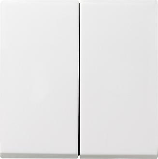 Gira 2-voudige schakelwip Systeem 55 wit glans