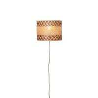 GOOD&MOJO Wandlamp 'Langkawi' Bamboe, 32cm, kleur Naturel/Bruin - thumbnail